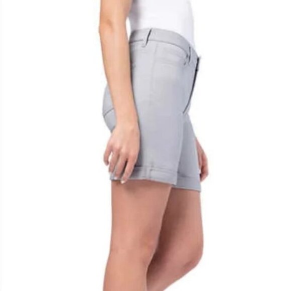 Parasuco Light Grey Denim Shorts size 8 - Picture 5 of 16